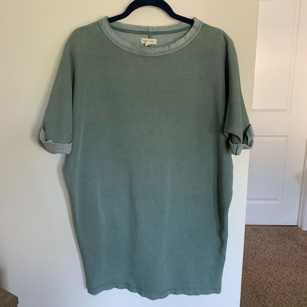 silence + noise oversized sweatshirt dress